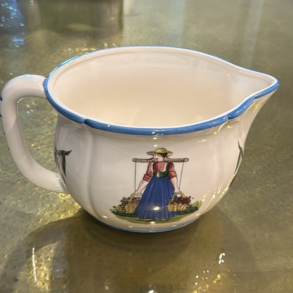 Haldon Group Berry Strainer Bowl Provincial Fruit Pasta Pattern 1991 Vintage